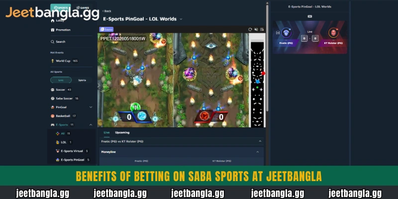 Benefits of betting on SABA Sports at Jeetbangla
