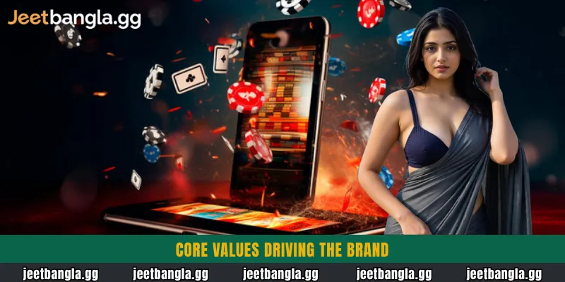 Core values driving the brand