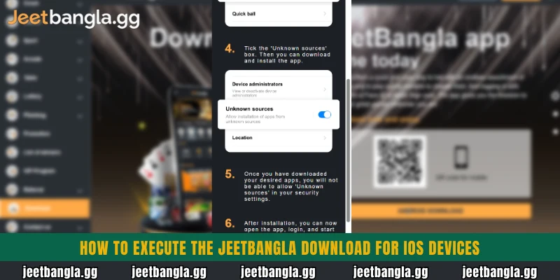 অফিসিয়াল Jeetbangla Download: মোবাইল অ্যাপ (APK ও iOS) সেটআপ গাইড 5 How to execute the Jeetbangla Download for iOS devices