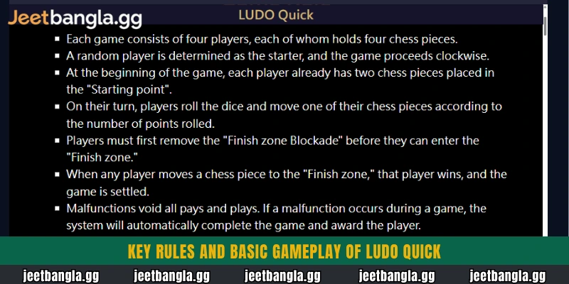 Jeetbangla 97.00% RTP Ludo Betting: The Bangladesh National Favorite 3 Key rules and basic gameplay of Ludo Quick