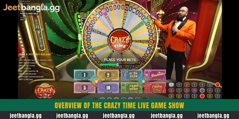 Overview of the Crazy Time Live game show