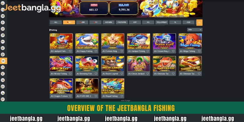 Play Jeetbangla Fishing with 11 top providers and 150 games 2 Overview of the Jeetbangla Fishing
