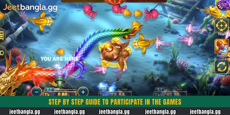 Play Jeetbangla Fishing with 11 top providers and 150 games 4 Step by step guide to participate in the games